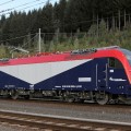 Una Moderna locomotiva politensione E190 delle Fuc per i convogli transfrontalieri - Foto Marco Sebastiani