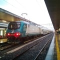 Regionale sotto la pioggia a Roma Termini - Foto Giovanni Giglio