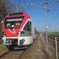 Il Flirt Stadler di TrentinoTrasporti in collaudo in Svizzera - Foto Provincia di Trento