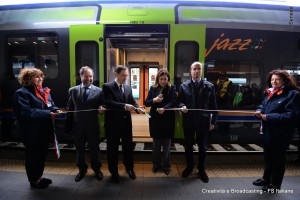 Il presidente della regione Umbria e l'Ad di Trenitalia - Foto Gruppo Ferrovie dello Stato Italiane