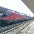 L'EC DB/ÖBB in sosta a Bologna Centrale - Foto Giovanni Giglio