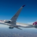 L'Airbus A350 di QatarAirways - Foto Qatar Airways