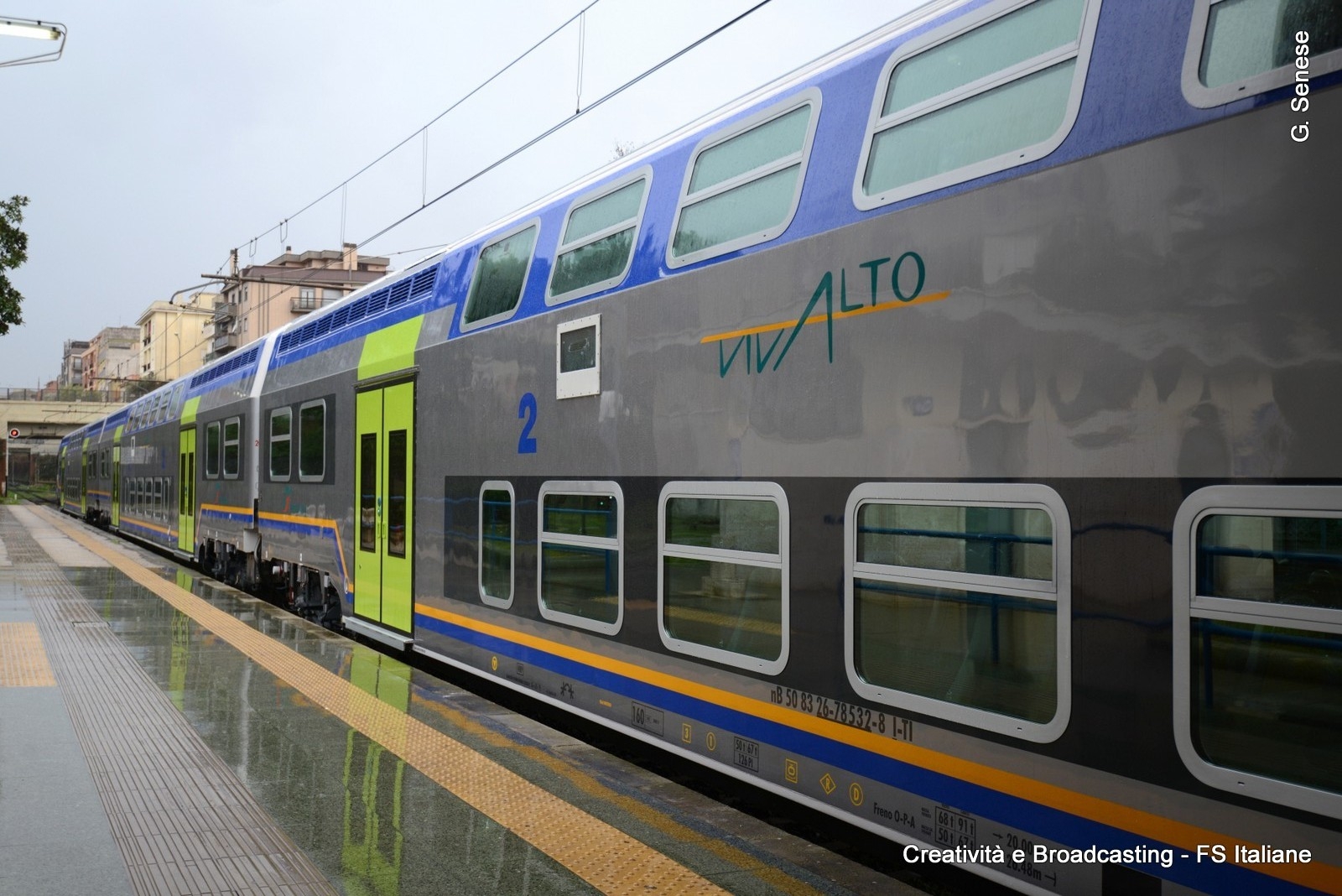 Il nuovo Vivalto in servizio sulla FR8 Roma-Nettuno - Foto Gruppo Ferrovie dello Stato