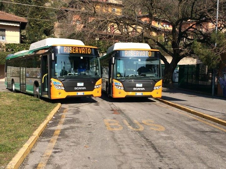 I nuovi bus Scania Citywide di Brescia - Foto Brescia Mobilità