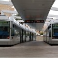 I tram Skoda in servizio sulla metropolitana leggera di Cagliari - Foto ARST