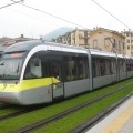 Il tram Sirio di TEB in servizio sulla linea Bergamo-Albino - Foto Giovanni Giglio