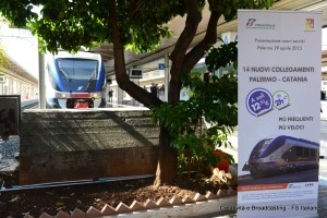 Presentazione a Palermo Centrale dei nuovi collegamenti veloci Palermo-Catania - Foto Gruppo Ferrovie dello Stato Italiane