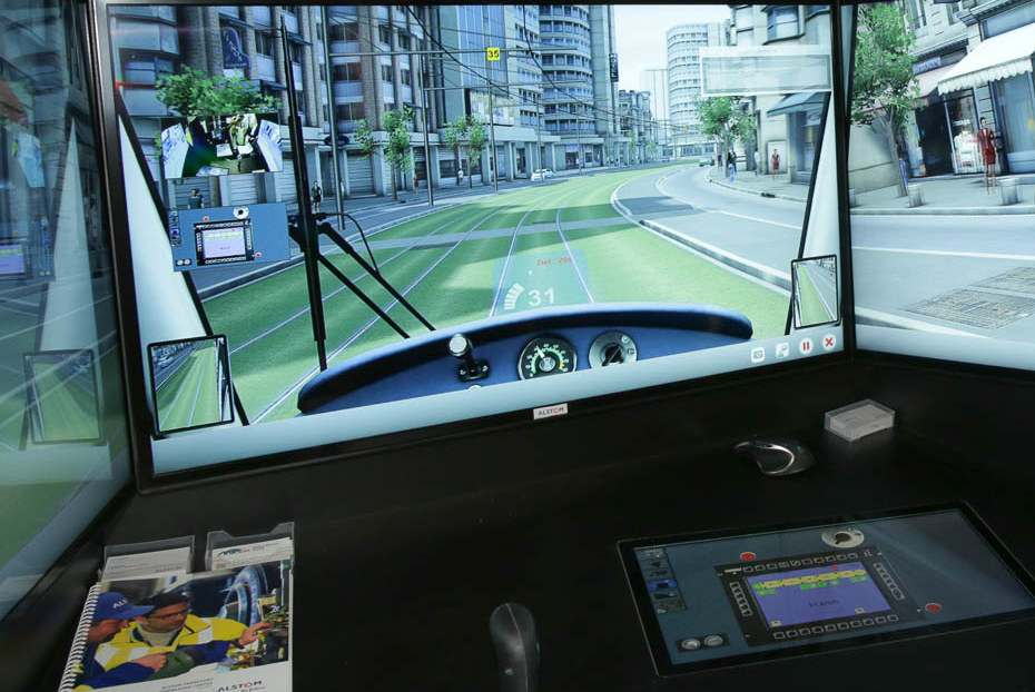 Simulatore Tram Alstom Citadis - Foto Alstom