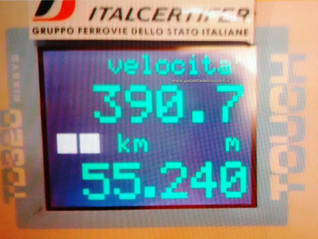 Frecciarossa 1000 a 390 km/h